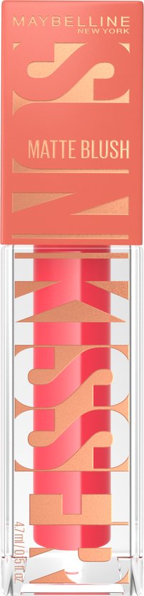 Maybelline New York Sunkissed Liquid Glow Blush - 30 Pink Mirage - blush voor alle huidtypen - verrijkt met vitamine E - voor een sunkissed glow - voelt licht aan op de huid