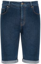 Milanoro - Uitverkoop: stijlvolle, comfortabele jeansshort voor heren - Donkerblauw - XL