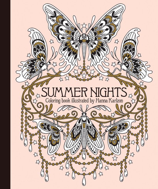 Summer Nights Coloring Book - cover