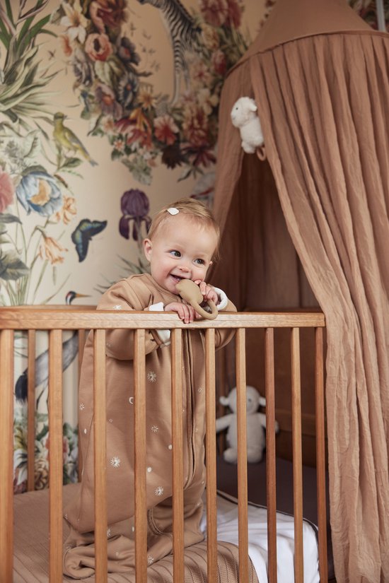 Jollein - Baby Klamboe Vintage (Biscuit) - Katoen - Polyester - Klamboe Baby, Bed Hemeltje - 245cm — afbeelding 3