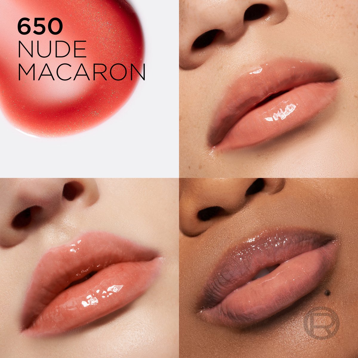 L'Oréal Paris Plump Ambition 650 Nude Macaron Lipgloss - Lipolie met Hyaluronzuur - Voor vollere en glanzende lippen - Warm rood - 5,4 gr — cadeau in Verzorging - foto 5