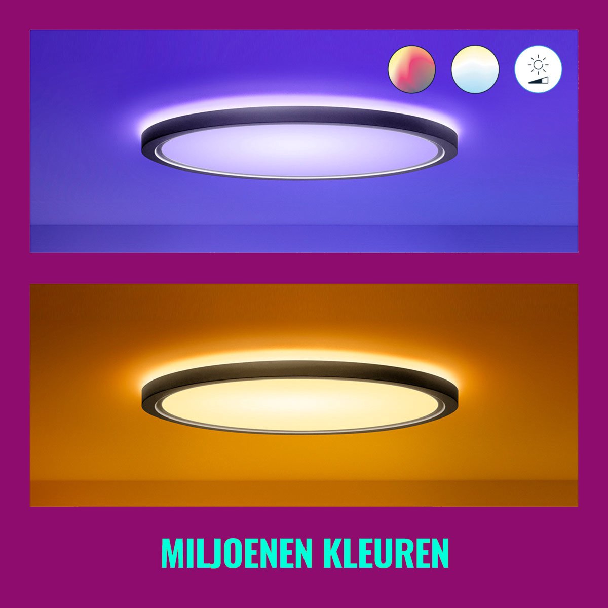 43 cm - Gekleurd en Wit Licht - Slimme LED Verlichting