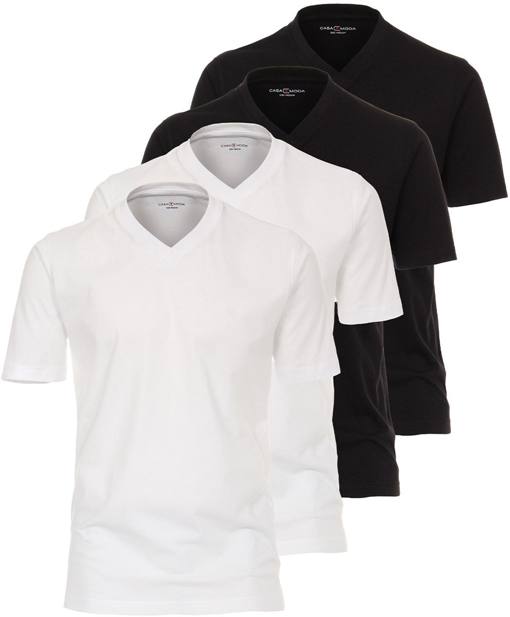 CASAMODA Heren t-shirt 4 pack Basic