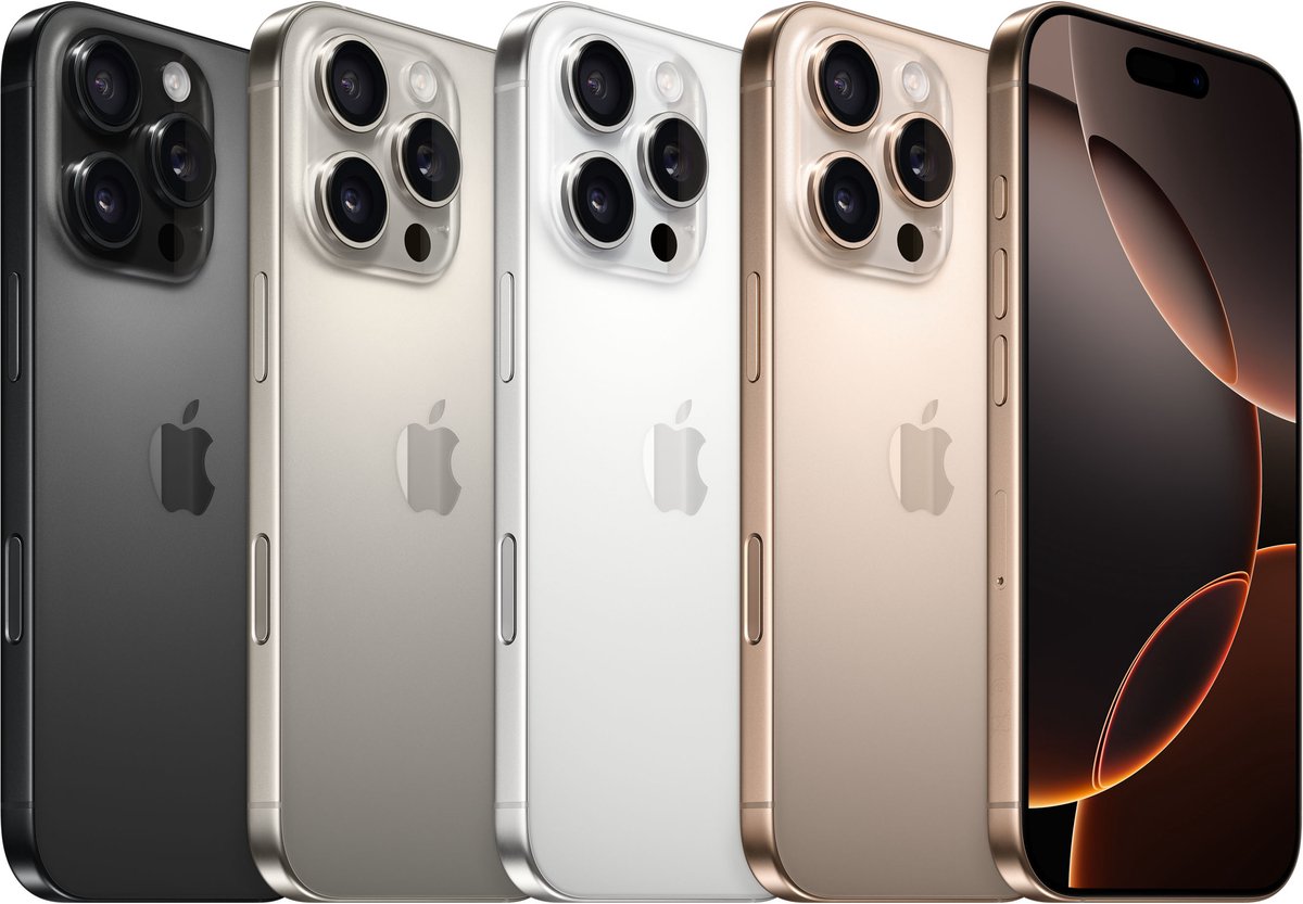 Apple iPhone 16 Pro Max - 512GB - Zwart Titanium thumbnail 3