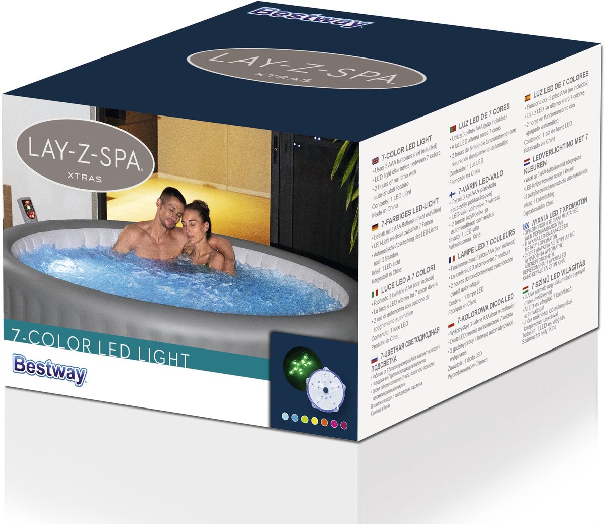 Lay-Z-Spa 7-color LED verlichting
