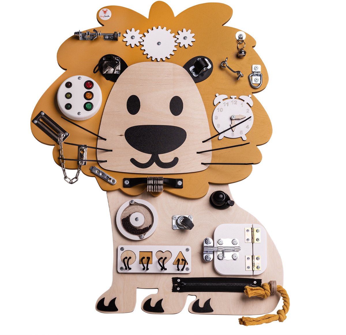 Sensorisch Bord - Lion Wandboard - hangend