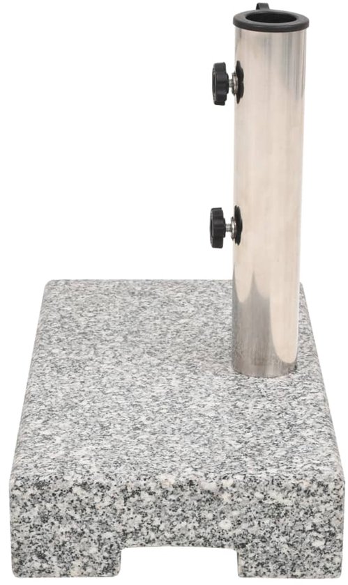 vidaXL Parasolvoet rechthoekig 25 kg graniet - Parasolvoet - Parasolvoeten - Parasol Voet - Parasol Voet