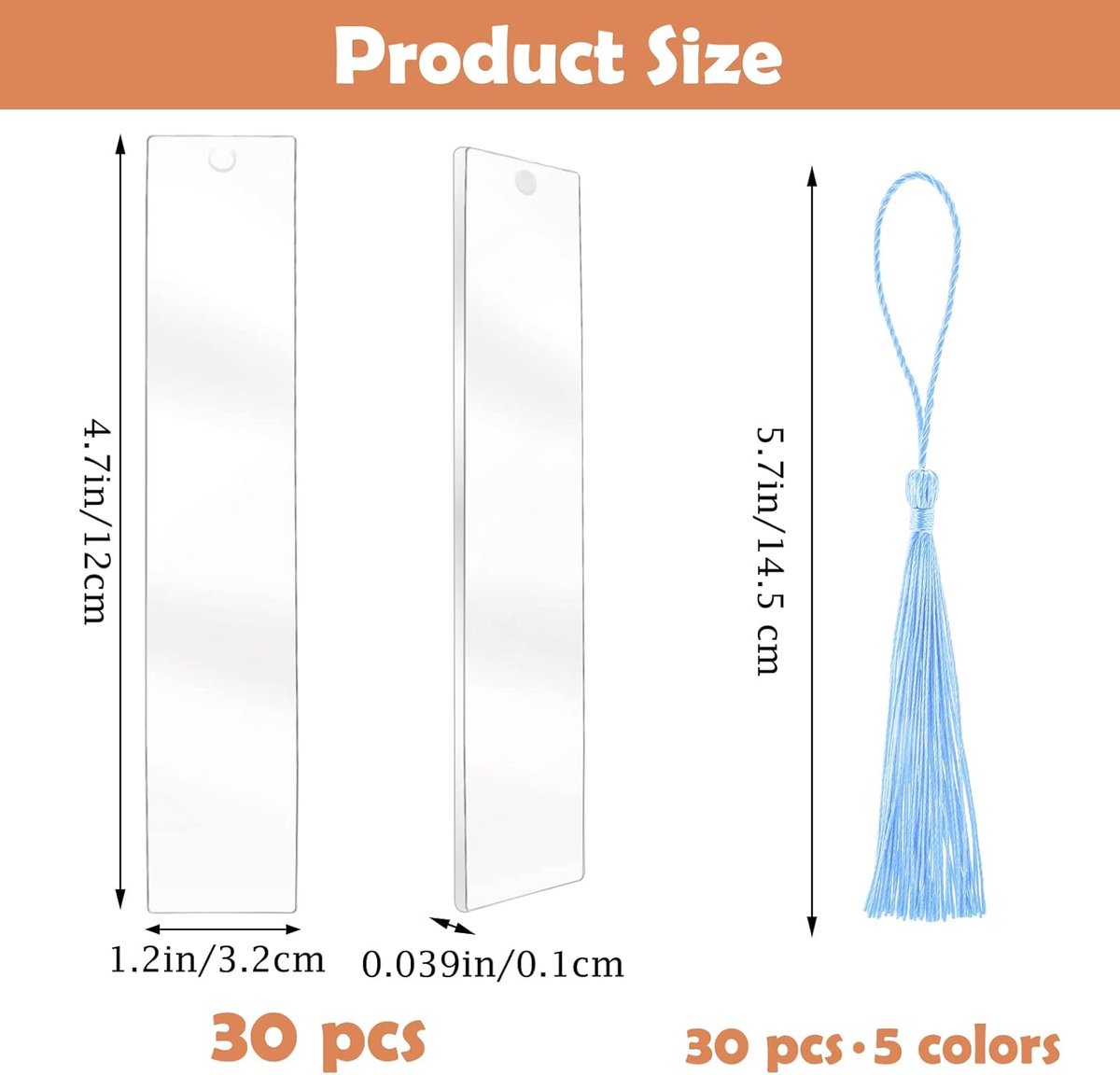WANDIC Blanco bladwijzers set, 60 stuks zwarte bladwijzers & 60 stuks kleurrijke kwastjes papier bladwijzer set voor doe-het-zelf projecten WANDIC Blanco bladwijzers set, 60 stuks zwarte bladwijzers & 60 stuks kleurrijke kwastjes papier bladwijzer set voor doe-het-zelf projecten