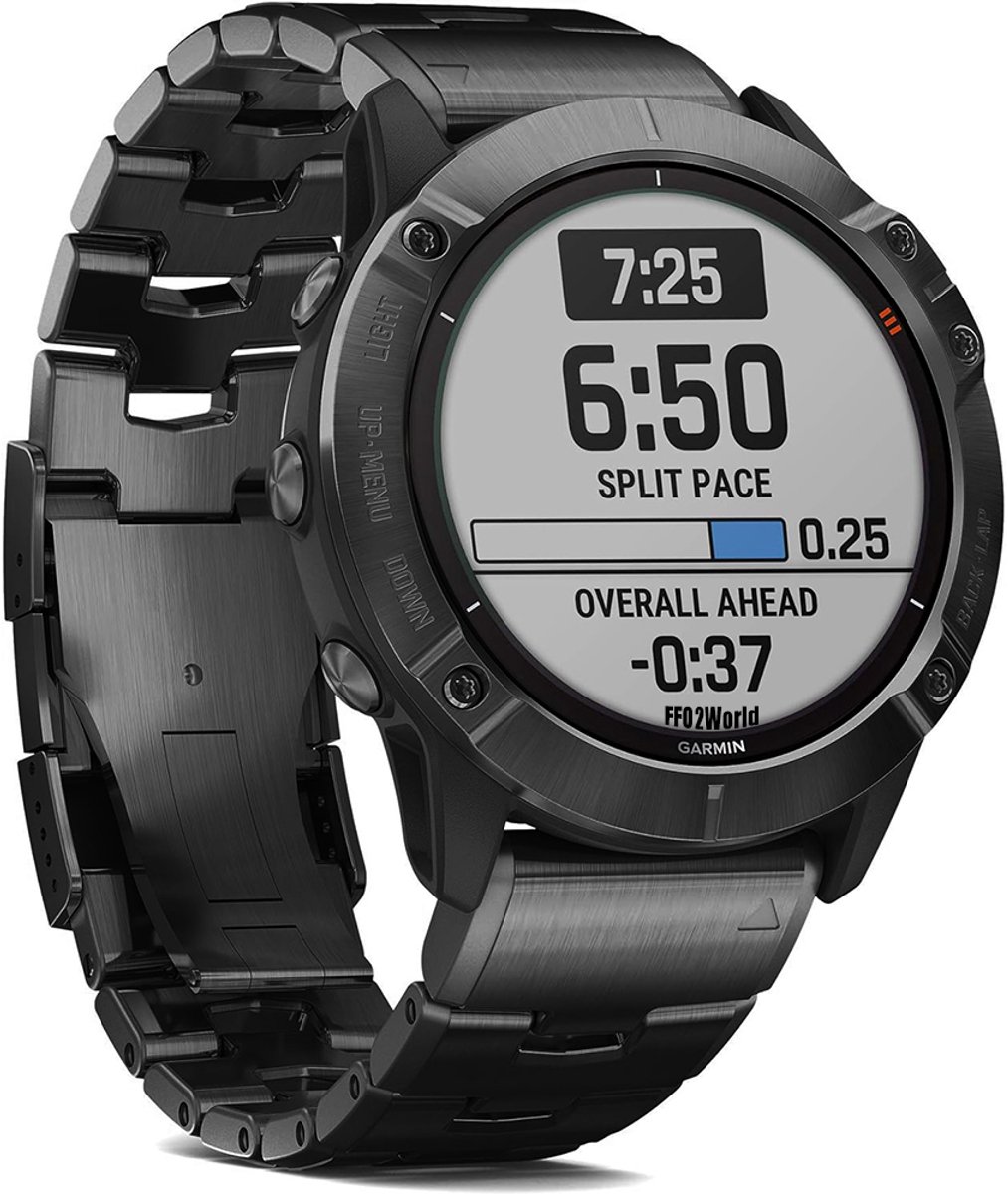 Stravo Titanium Bandje voor Garmin Fenix 9/9 Pro 47mm, Fenix 8/8 Pro 47mm, Fenix E, Fenix 7/7 Pro, Fenix 6/6 Pro, Fenix 5/5 Plus & Epix/Epix Pro Gen 2 47mm – QuickFit 22mm Horlogebandje – Zwart thumbnail 2