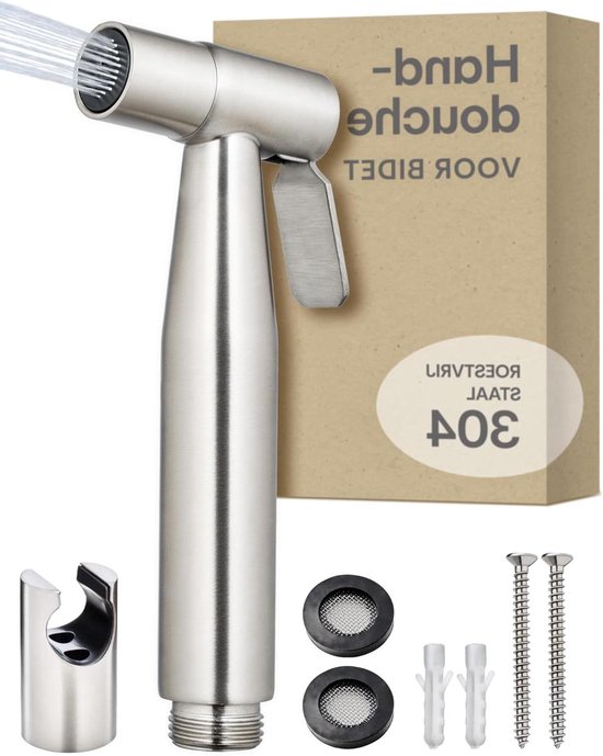 HELLO BIDET TRAVEL, Sistema Portatile per Igiene Intima da WC, Collegabile al Rubinetto Senza Impianto, Tubo 3 Metri con Adattatore Incluso, Multiuso ed Eco-Friendly, Made in Italy