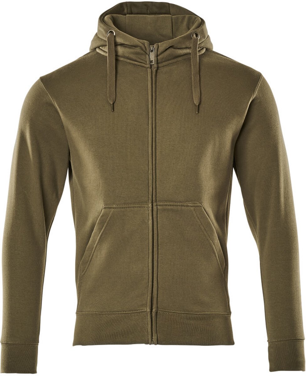Mascot Crossover Capuchontrui met rits 51590-970 - mosgroen - M