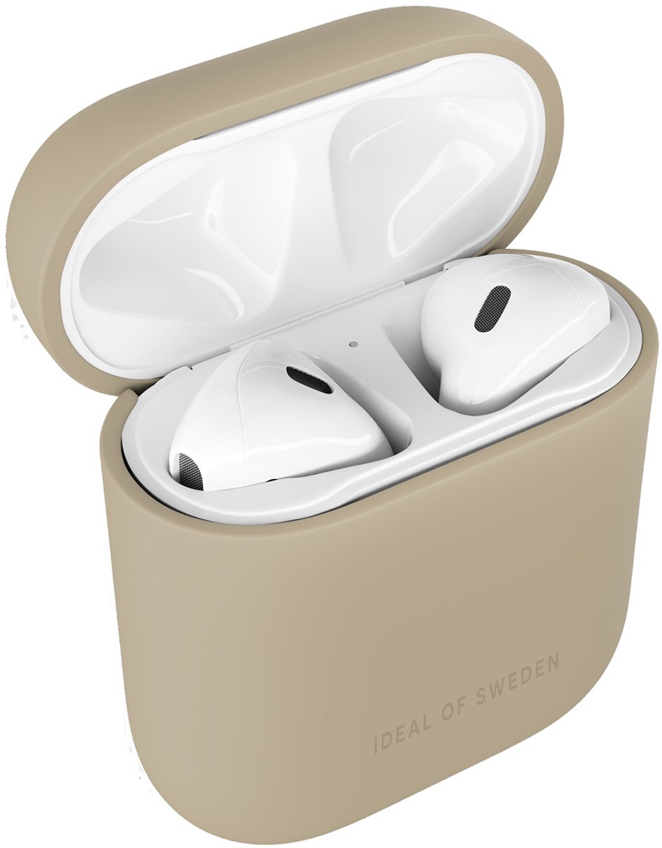 iDeal of Sweden Silicone Case voor de Apple AirPods 1 / 2 - Beige