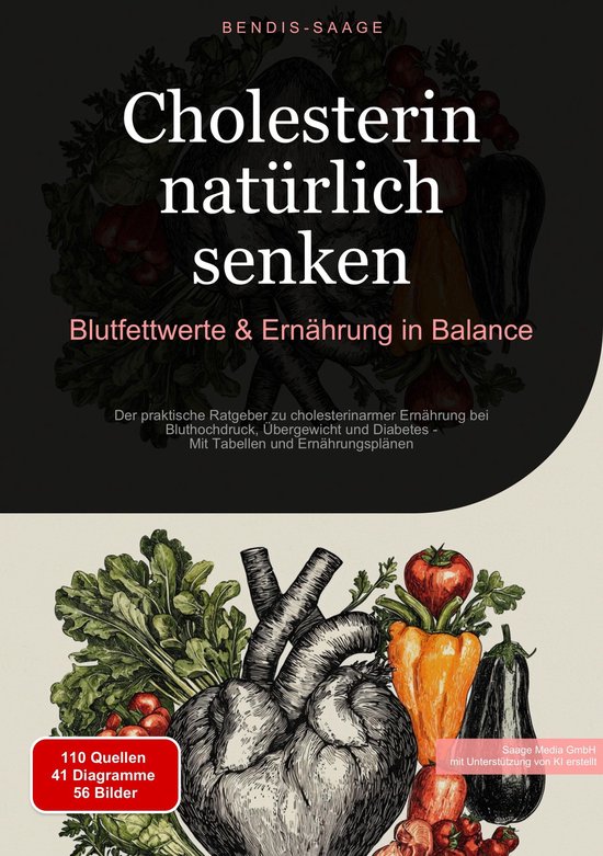 Cholesterin natürlich senken: Blutfettwerte & Ernährung in ... - cover