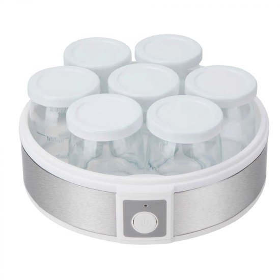 Jata YJEYG2266 - Yoghurtmaker - inclusief 7 potjes - 20 Watt - totaal 1.26 liter - BPA vrij van Merkloos — afbeelding 2