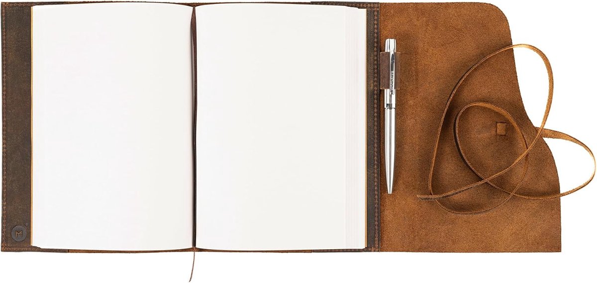 Portofino Notitieboek, middelgroot, navulbaar, A5, handgemaakt in
