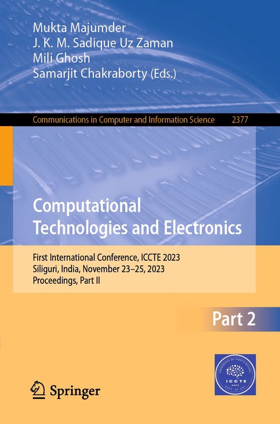 Springer Nature Proceedings Computer Science 2 - Computation ... - cover