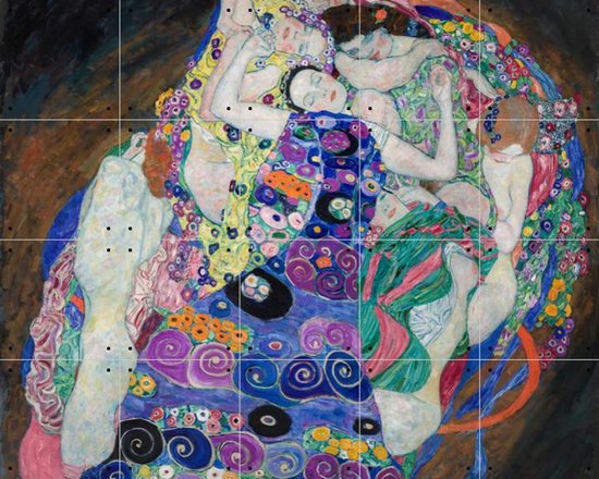 IXXI Vierge, Gustav Klimt & Bridgeman Images - 100 x 80 cm - Support de suspension gratuit - Grande décoration murale et affiches - Peinture à l'huile, Classique, Art Nouveau