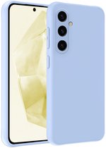 Hoesje - Geschikt voor Samsung Galaxy A36 - Sterk & Shockproof - Hoes Cover - Siliconen Case - Telefoonhoesjes - Lichtblauw