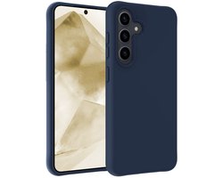 Hoesje - Geschikt voor Samsung Galaxy A56 - Sterk & Shockproof - Hoes Cover - Siliconen Case - Telefoonhoesjes - Donkerblauw