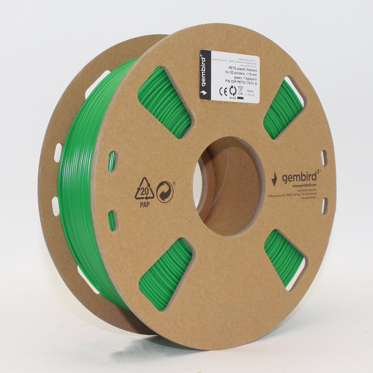 PETG Groen 1.75 mm, 1 kg