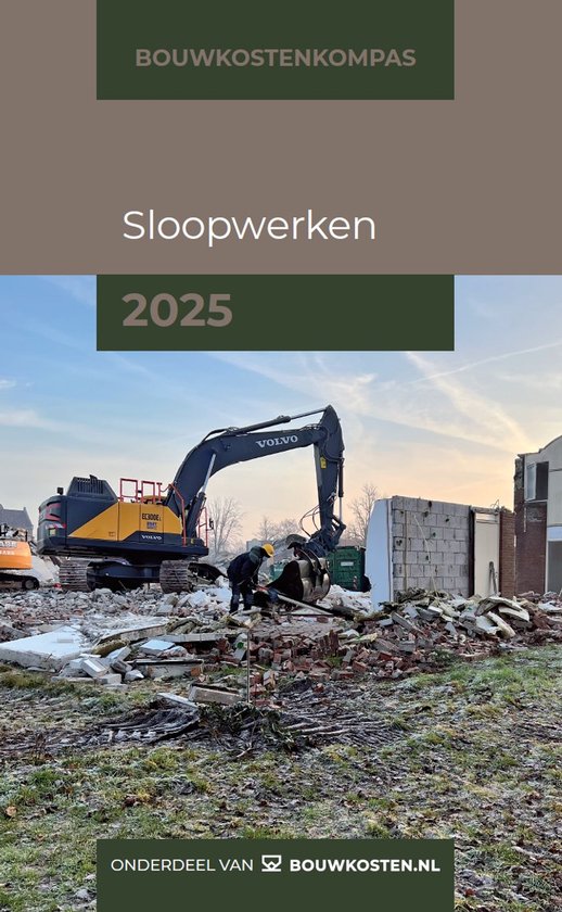 Bouwkostenkompas - Sloopwerken 2025 - cover