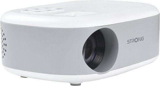STRONG - N1 - Mini beamer - Full HD 1280x720p - Projector van 30” tot 200”- HDMI - USB - AV ingang - Audio uitgang - Lichtgewicht en compact