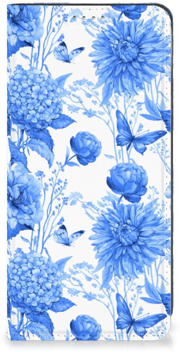 Smart Cover voor Google Pixel 8 Flowers Blue