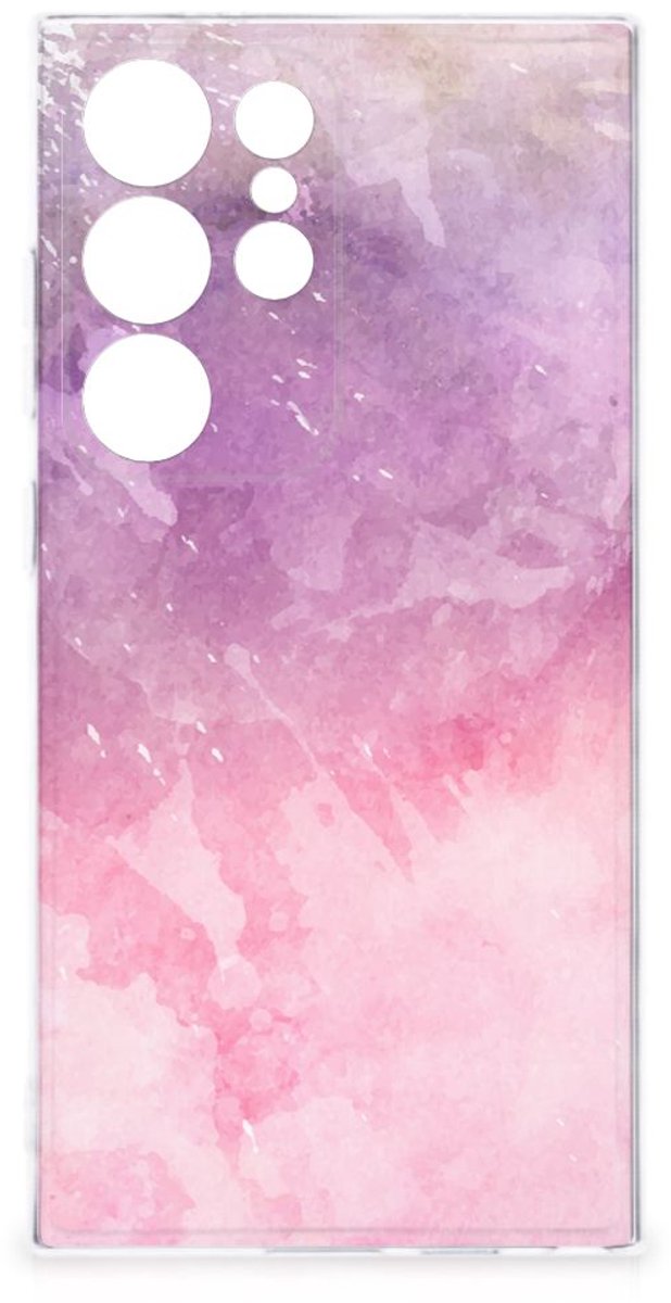 Hoesje maken Samsung Galaxy S24 Ultra Pink Purple Paint