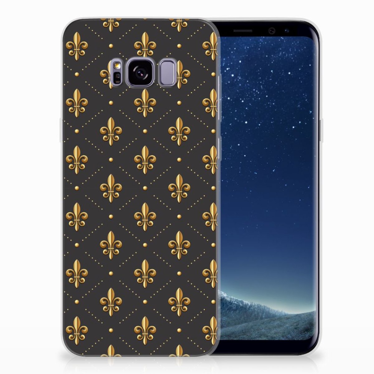 Samsung Galaxy S8 Plus TPU bumper Franse Lelie