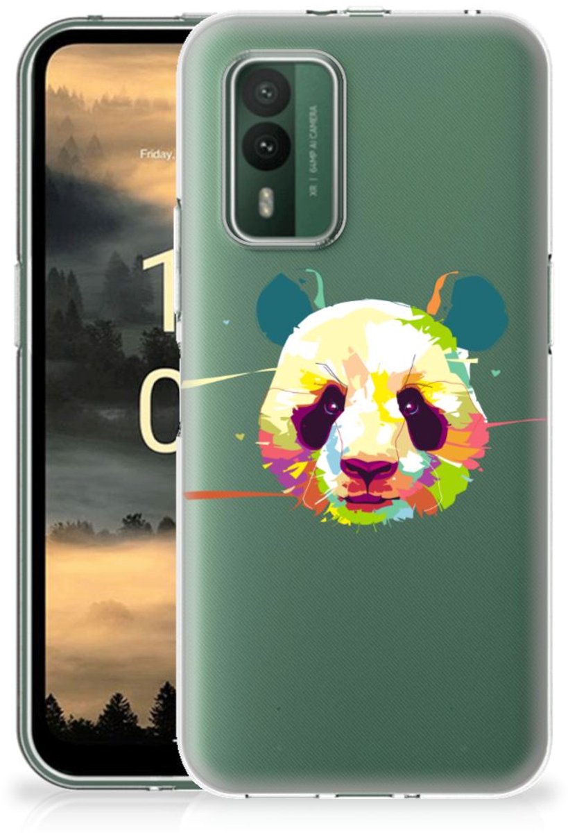 Nokia XR21 Telefoonhoesje met Naam Panda Color