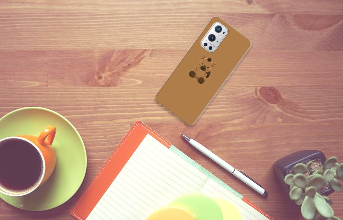 OnePlus 9 Pro Telefoonhoesje met Naam Baby Hyena