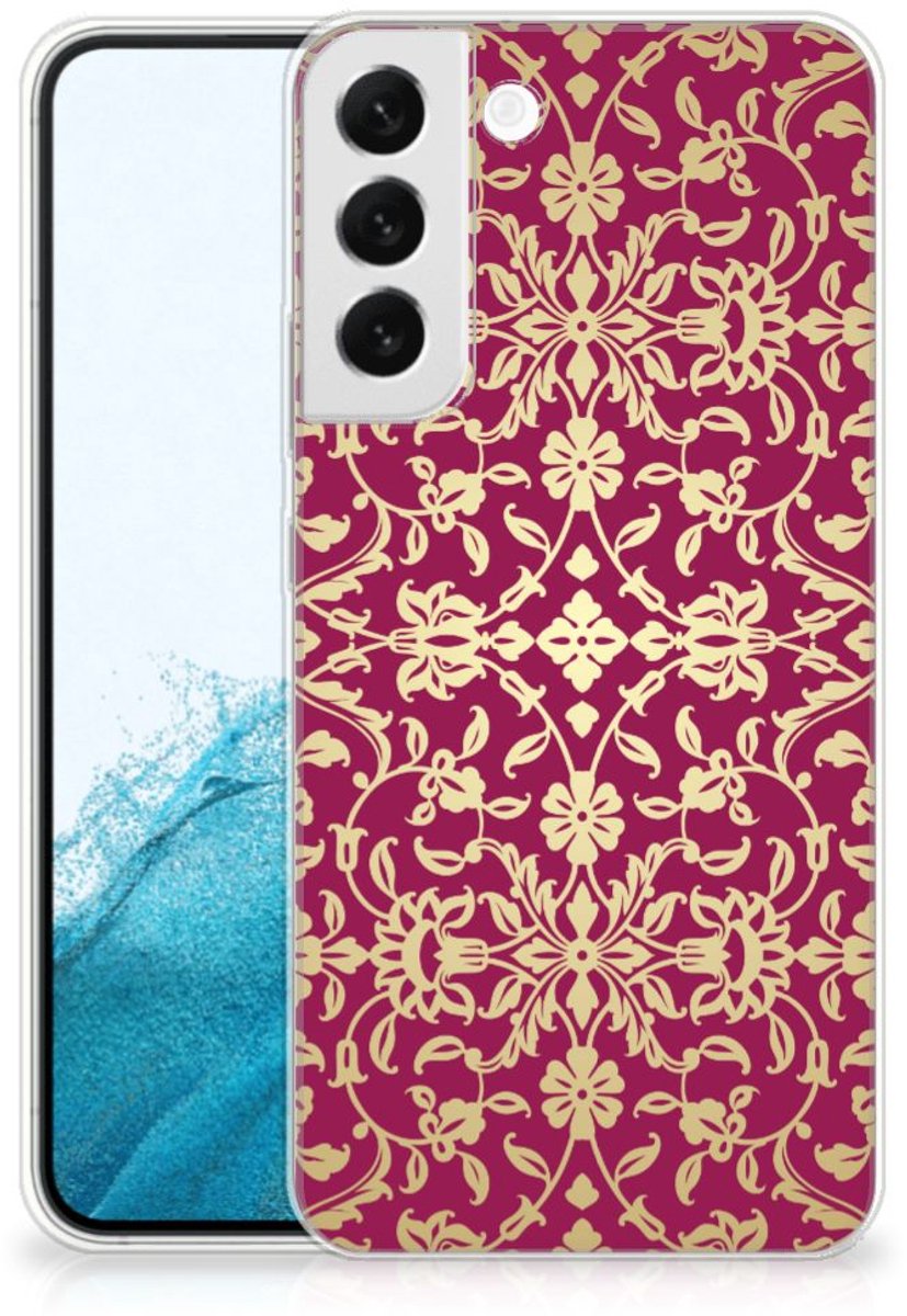 Siliconen Hoesje Samsung Galaxy S22 Plus Barok Pink