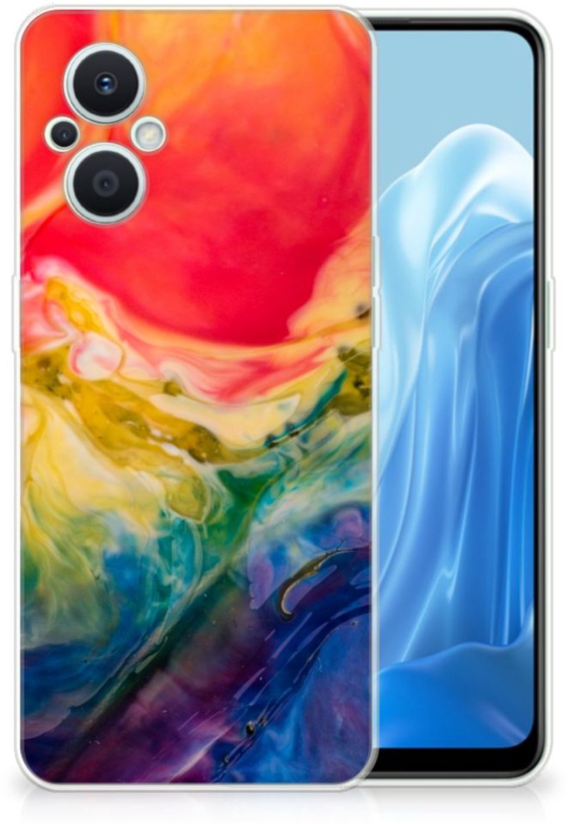Hoesje maken OPPO Reno8 Lite Watercolor Dark