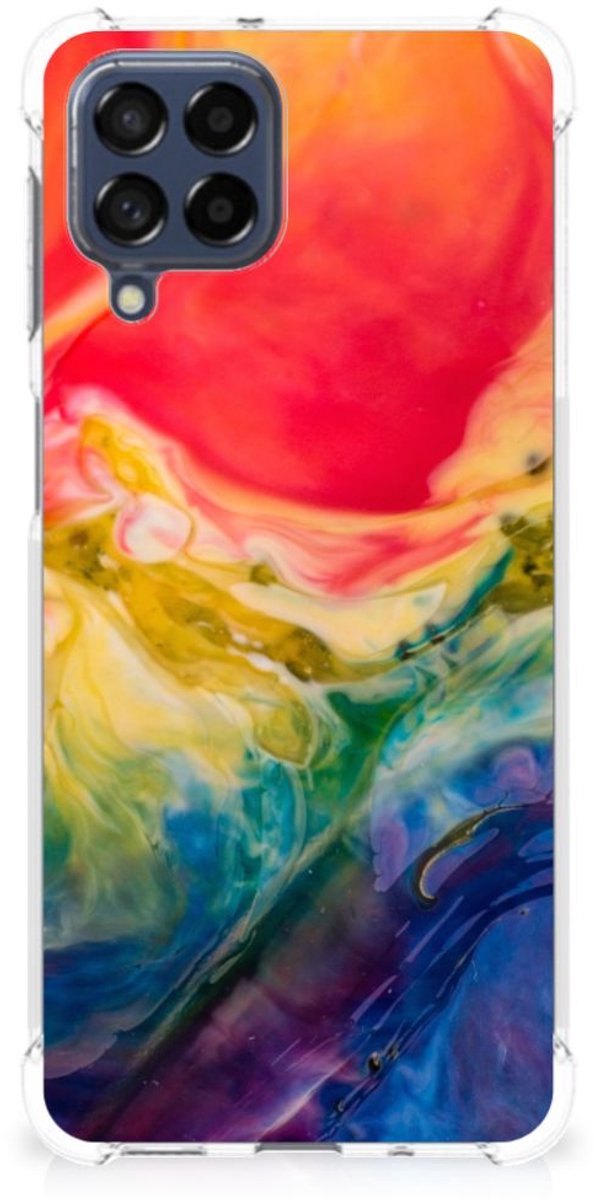 Back Cover Samsung Galaxy M53 Watercolor Dark