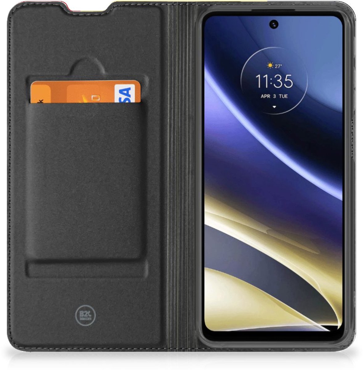 Motorola Moto G51 5G Standcase Belgische Vlag
