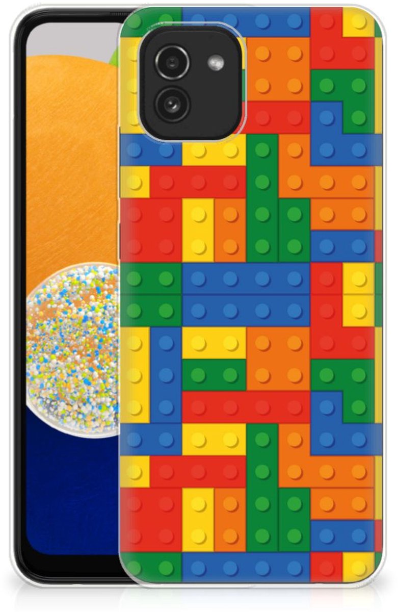 Samsung Galaxy A03 TPU bumper Blokken