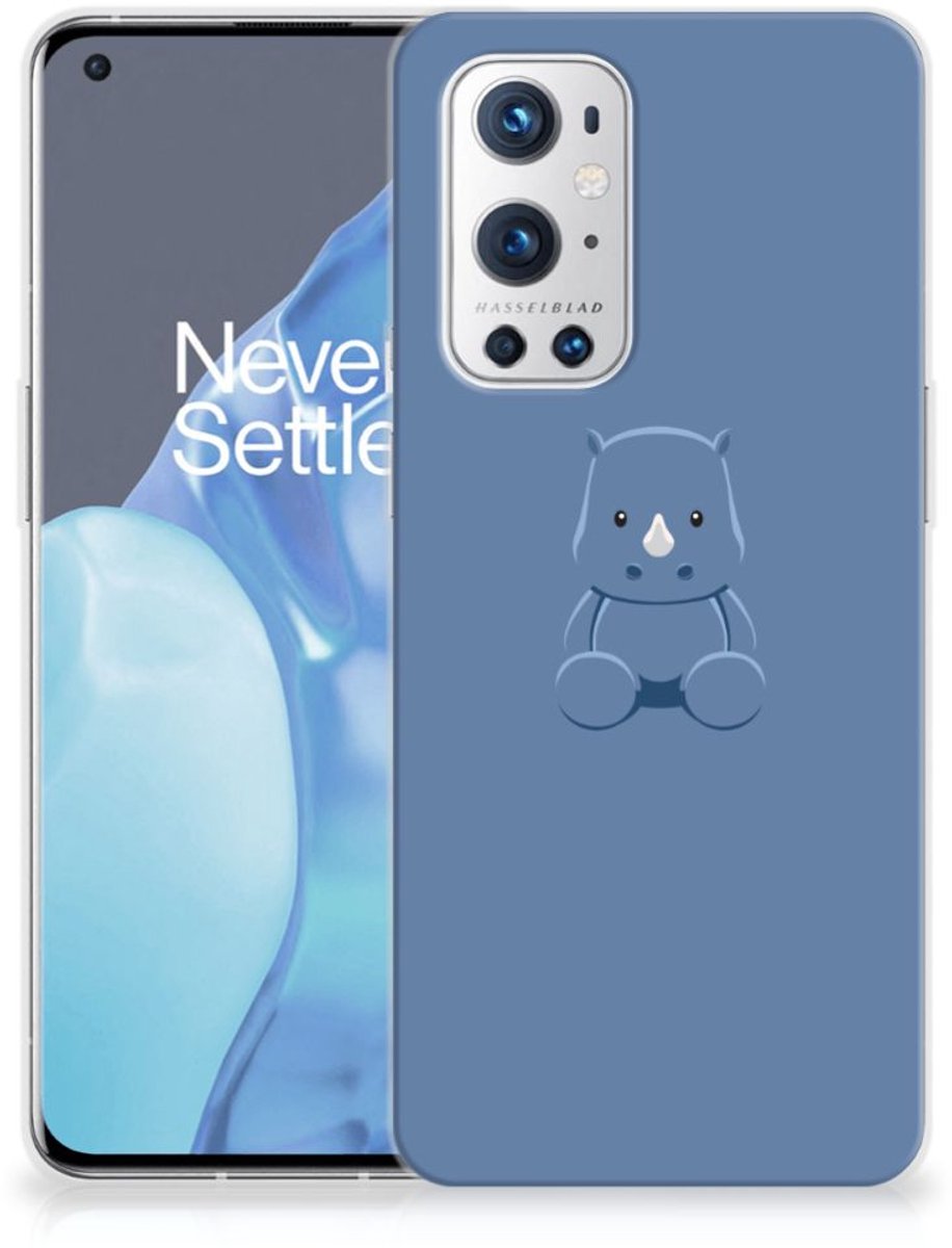 OnePlus 9 Pro Telefoonhoesje met Naam Baby Rhino