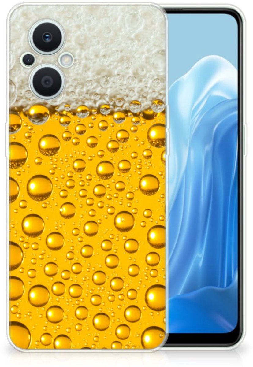 OPPO Reno8 Lite Siliconen Case Bier