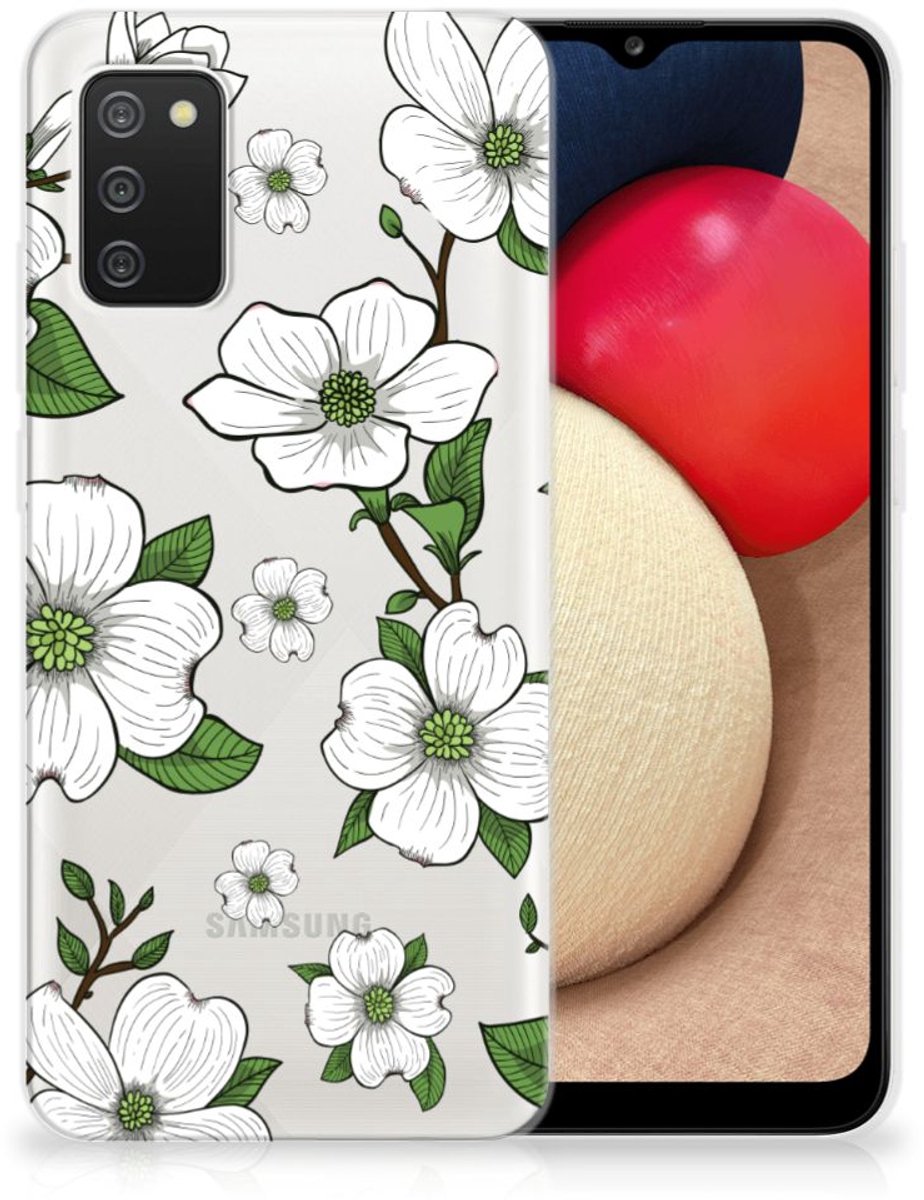 Samsung Galaxy A02s TPU Case Dogwood Flowers