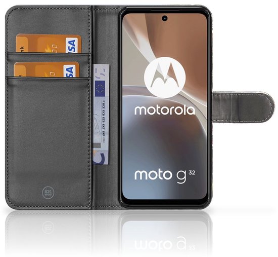 Protection Téléphone Motorola Moto G32 Portefeuille Les Canaux D'Amsterdam