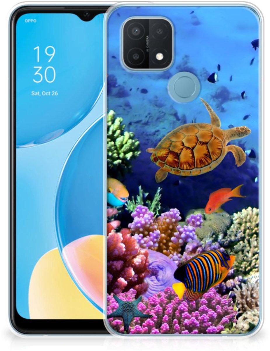 OPPO A15 TPU Hoesje Vissen