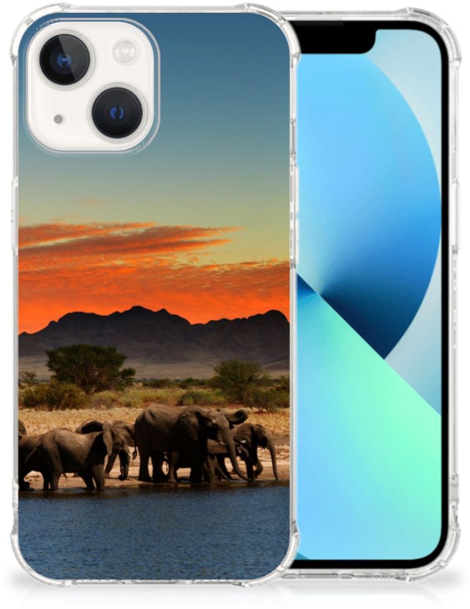 iPhone 13 Case Anti-shock Olifanten