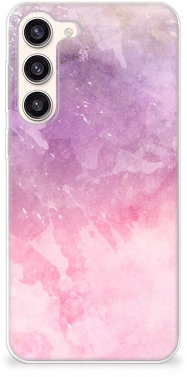 Hoesje maken Samsung Galaxy S23 Plus Pink Purple Paint