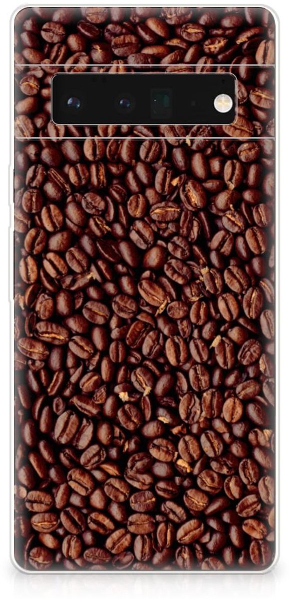 Google Pixel 6 Pro Siliconen Case Koffiebonen