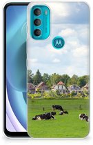 Backcover Soft Siliconen Case Motorola Moto G71 5G Phone Case Dutch Cows