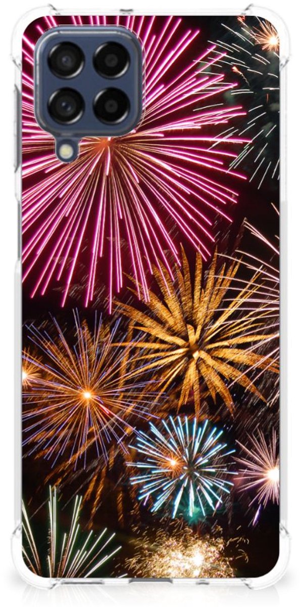 Samsung Galaxy M53 Anti Shock Bumper Case Vuurwerk