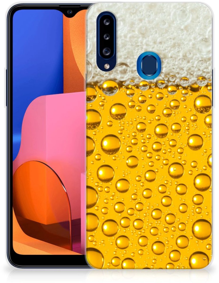 Samsung Galaxy A20s Siliconen Case Bier