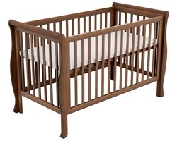 Novi at Home Gala Ledikant - Walnut - 60x120 cm - Bodem verstelbaar in 3 verschillende hoogtes