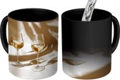 Magische Mok - Foto op Warmte Mokken - Koffiemok - Wijn - Wijnglazen - Wit - Magic Mok - Beker - 350 ML - Theemok