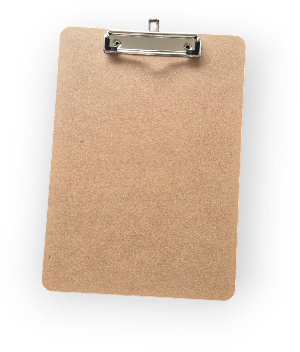 Troubadot | houten klembord | A4 | hout | clipboard | aftelkalender